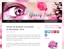 Tablet Screenshot of missglossypink.com